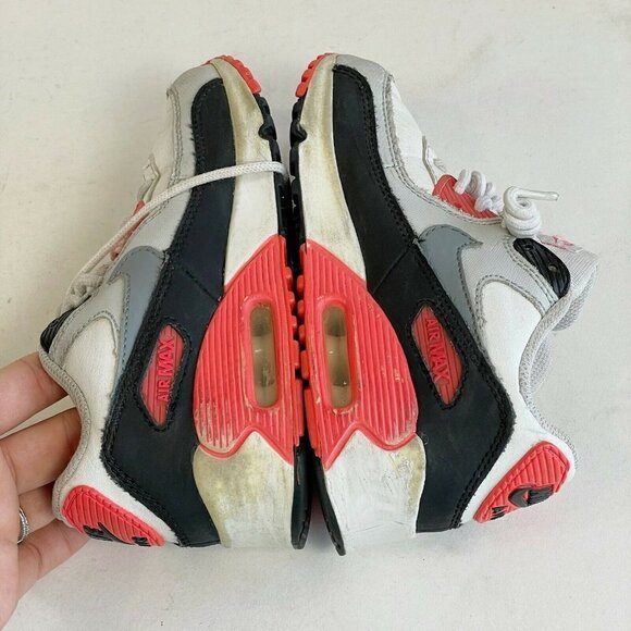 Nike Air Max 90 PS Youth Kids Running Athletic Sneaker Infrared 11C 307794-137 - Picture 7 of 8